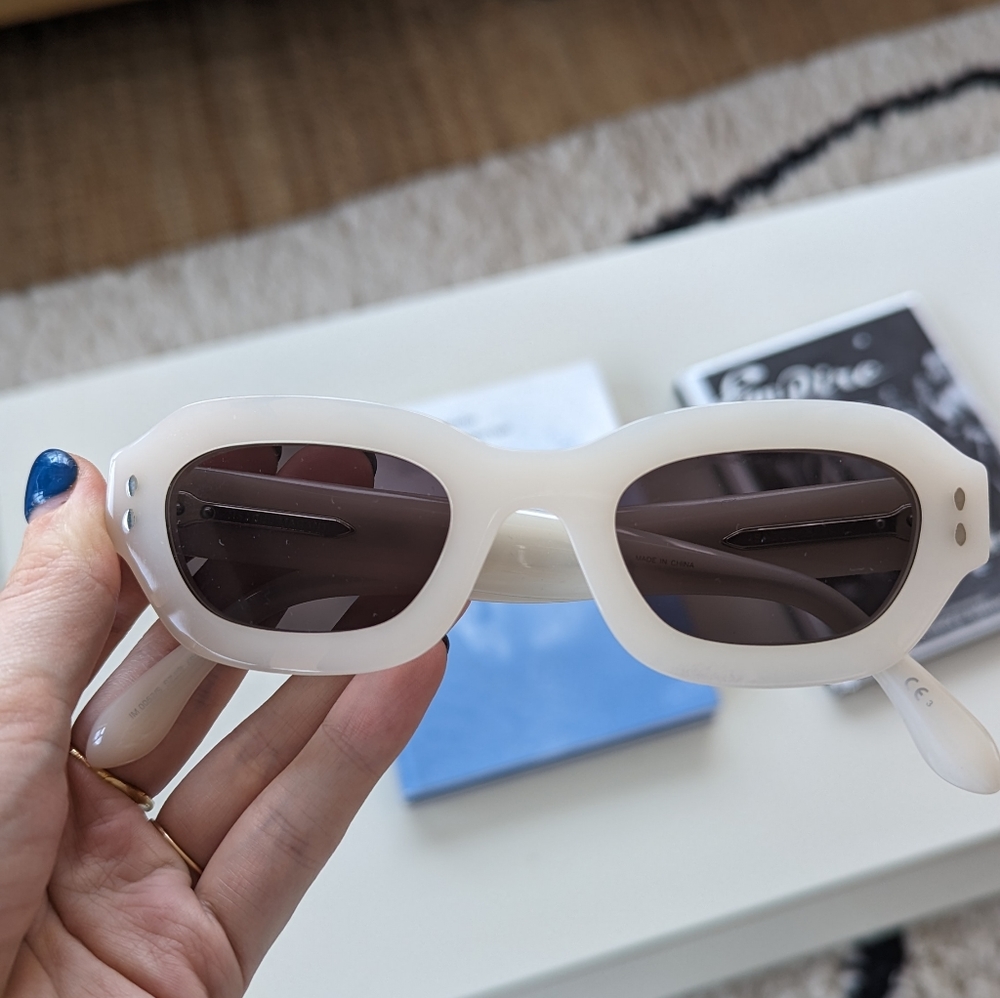 Isabel Marant Off-white Square 49mm Sunglasses